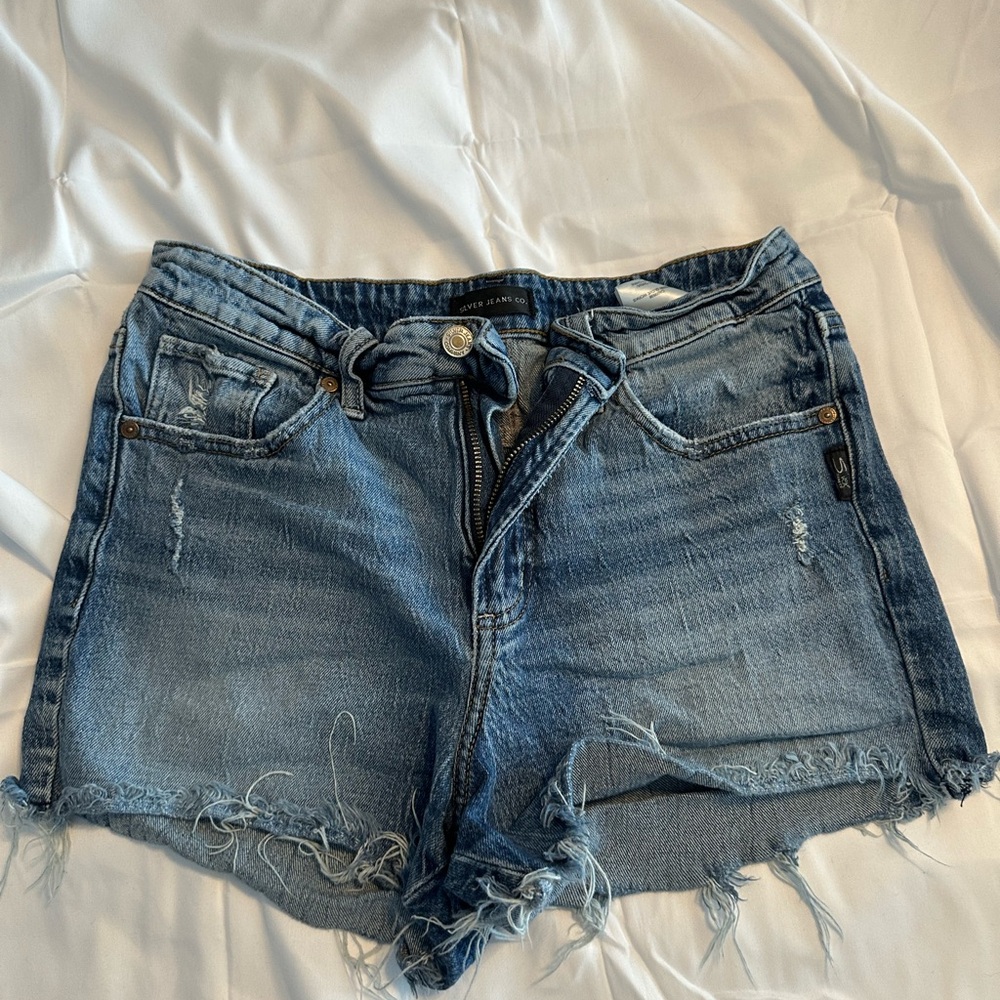 Silver Jeans Classic Blue Denim Shorts